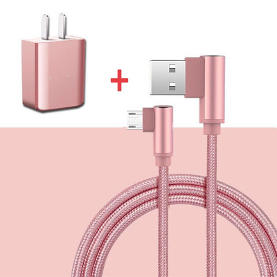 

Fast Charging Micro usb cable 90 Degree Micro usb charger Microusb cord data For xiaomi redmi huawei Tablet cable micro usb