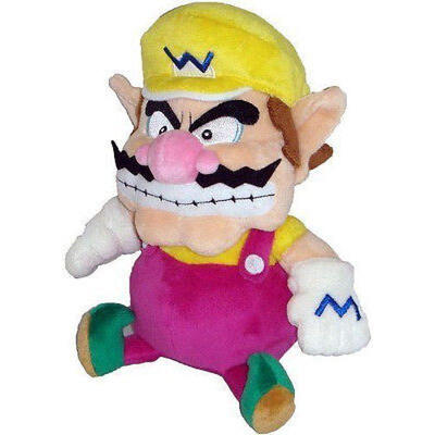 

New Super Mario Plush Series 11in Wario Plush Doll Toy Kids Xmas Gifts