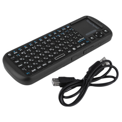 

Mini 2.4G Wireless Keyboard Air Mouse Touchpad LED Russian Version For PC TV
