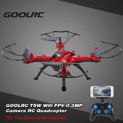 

Original GoolRC T5W Wifi FPV 03MP Camera RC Quadcopter with One Key Return CF