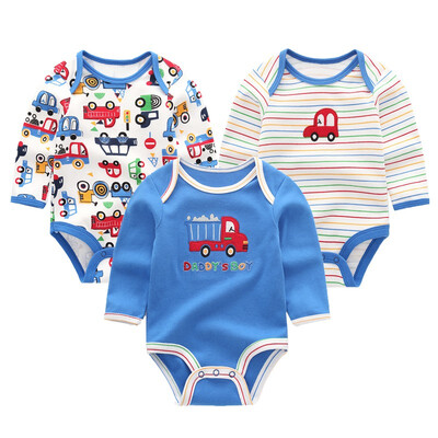

2018 Newest Babywear Baby Girl Clothes 0-12M Bodysuit For Babies Jumpsuit Summer Autumn Baby Boy Clothes Long Sleeve Newborn
