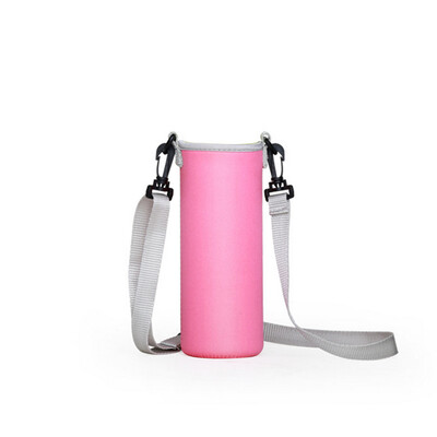 

Xingyue blue portable cup set cup protection sleeve strap glass cup mug anti-smashing cover pink strap