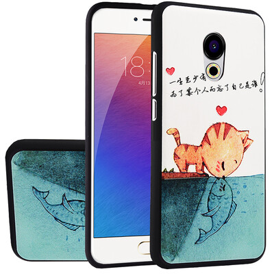 

MOONCASE Meizu Pro 6 милый мультик схеме мягкие гибкие силикона тпу корпуса назад дело прикрытие для кожи Meizu Pro 6