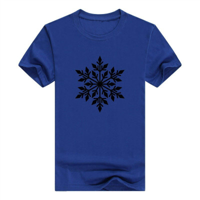 

Winter Snowflake Snowy White Christmas Short Sleeve Mens T-Shirt