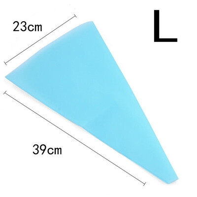 

1pc Reusable Silicone Icing Piping Cream Pastry Bag Dessert Decorators Cake Cupcake Decorating Tools