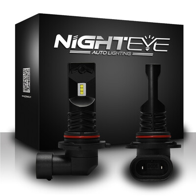 

Nighteye 9006 80W 800LM with CSP LED Chips Bulb 6500K White Fog Lamps DRL LED Lights
