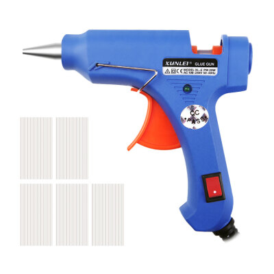 

E20 High Temp Heater Glue Gun 20W Handy Professional with 50 Glue Sticks Graft Repair Tool