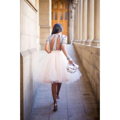 

UK Women Tutu Tulle A line Skirts Short Prom Evening Party Petticoat Mini Dress