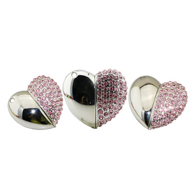 

4G 8G 16GB 32GB 64GB 128GB Heart Necklace Model USB Flash Drive Memory Stick USB Stick USB Drive Thumb Drive U Disk USB Flash Disk