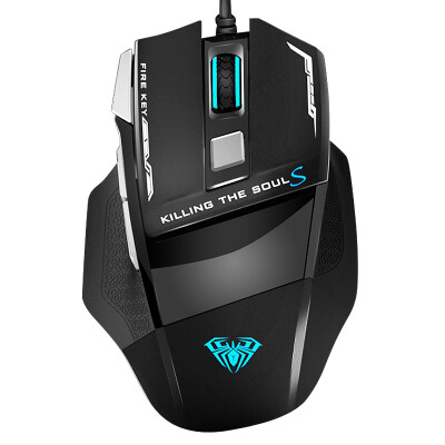 

Tarantula AULA kill the soul of the second generation can be customized luminous gaming mouse wired USB black version of the gaming mouse