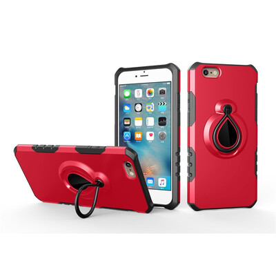 

Fivice iPhone 66S Case TPU Water Drop Ring Stand Car Power Magnetic Drop-proof Phone Case