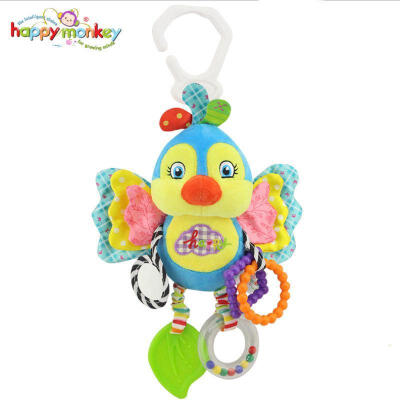 

Kid Baby Crib Cot Pram Hanging Rattles Stroller&Car Seat Toy Ringing Bell