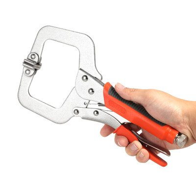 

11" Locking C-Clamp Pliers with Rubber Grip Quick Release Clamp Hand Tool
