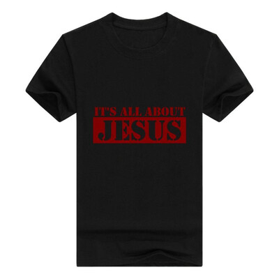 

Christian Religious Men Tshirt Its All About Jesus