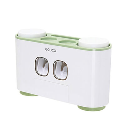 

Multifunctional Practical Automatic Toothpaste Dispenser Toothbrush Holder Set Toothbrush & Toothpaste Storage Rack with 4 Cups Ho