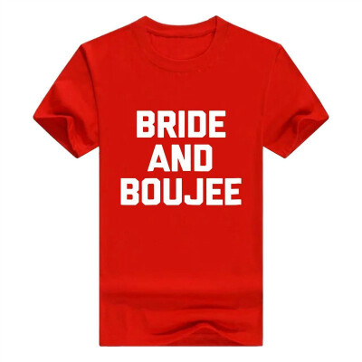 

Bride & Boujee Men T-Shirt Funny Saying Wedding Bride-to-be tee