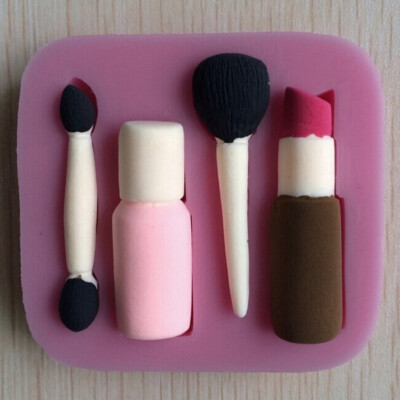 

Silicone 3D Makeup Tools Design Fondant Cake Molds Chocolate Mould Decoration