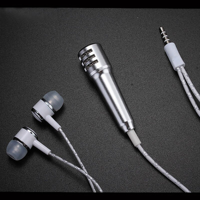 

MyMei Hot 35mm Mini Integrated Microphone Stereo Mic with earphone for phone laptop