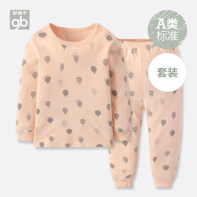 

Good boy childrens clothing autumn&winter models baby autumn clothes long pants childrens long sleeves set men&women baby cotton underwear light orange 059