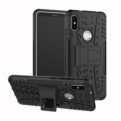 

Fivice Redmi S2Y2 Case TPU anti-fall tire pattern back clip bracket phone case