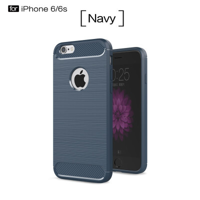 

Fivice iphone 6 case Luxury brushed carbon fiber TPU soft shell