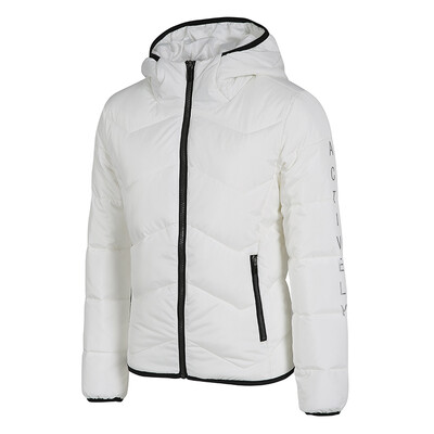 

PEAK Womens Winter New Warm Thick Cotton Coat Comfortable Sports Jacket DF584032 Pearl White XL Code