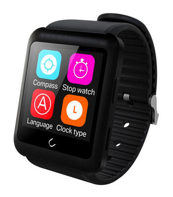 

Elegance Hight Quality Smart Watch Phone compatible with iPhone & Android Smart Phone support GSM 850/900/1800/1900 SIM Card with Multi-language