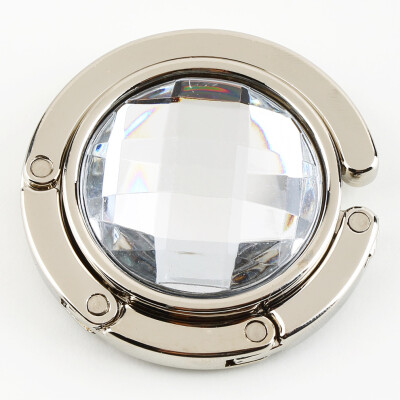

Portable Foldable Folding Crystal Alloy Purse Handbag Hook Hanger Bag Holder