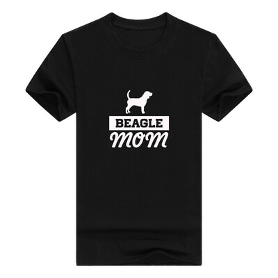 

Beagle Mom Dog Lover Graphic Mans T-Shirt Men Summer t-Shirtt-Shirt Funny