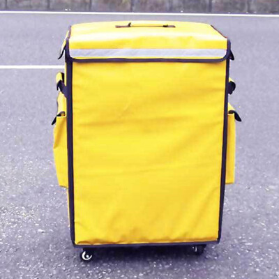 

1680D extra large bags insulation package ice pack delivery lunch box backpack suitcase travel lunch bag Universal wheel luggage