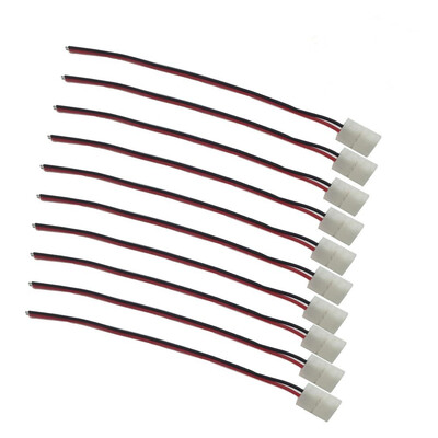 

KWB 2-pin Conductor LED Connector for 8mm Wide SMD3528 2835 Flex Strip 10PCS