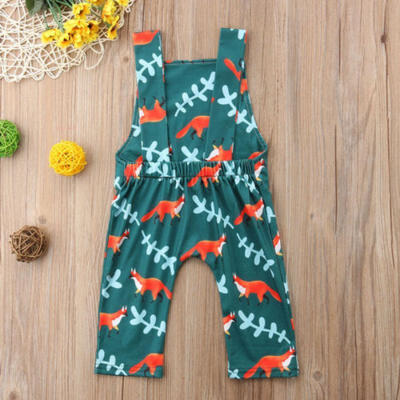 

Cotton Newborn Infant Baby Girl Boy Fox Romper Bodysuit Playsuit Clothes Outfits