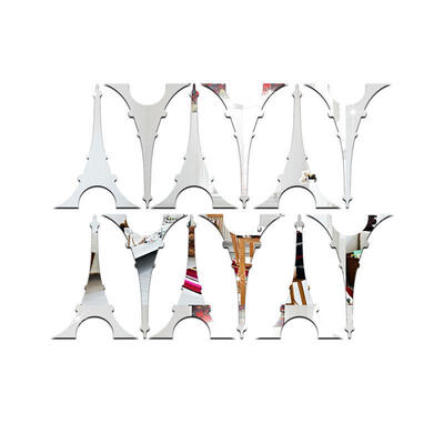 

Eiffel Tower Acrylic Wall Stickers Room Decor Removable Mirror Stickers