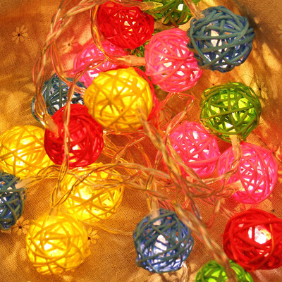 

BRELONG 20LED Color Rattan string lights Decorative lights home holiday String lights