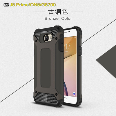 

Fivice Samsung Galaxy J5 Prime case Luxury Silicone Diamond Armor PC Hard Shell Phone Case