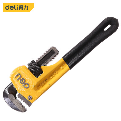 

Deli deli heavy pipe wrench pipe clamp water pipe clamp water pump pliers 8 inch DL2508