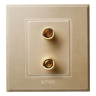 

Simon SIMON switch socket 56C series speaker socket V55401-02 champagne gold