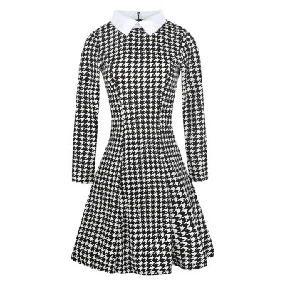 

Vintage Plaid Knee Length Dress