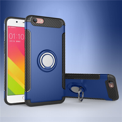 

Fivice OPPO F1S A59 case PC metal ring shell magnetic car bracket TPU phone case