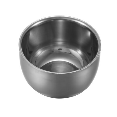 

Mens Silver Stainless Steel Shaving Bowl Barber Beard Razor Cup Male Face Cleaning Soap Mug Tool Set