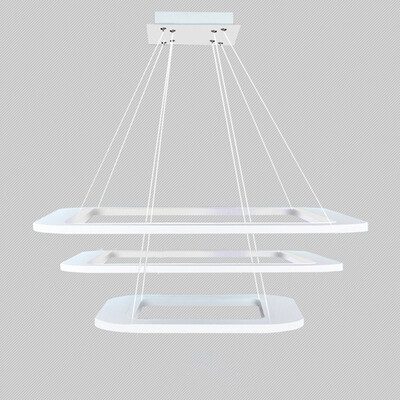 

Baycheer HL487485 Vapor&Water Tight White Acrylic Panel Warm Light LED Chandelier 3 Light