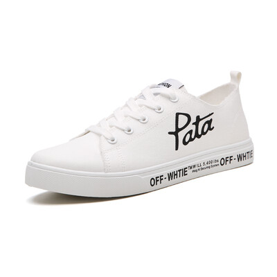 

2018 autumn canvas shoes spring new casual shoes mens shoes low to help breathable shoes simple Korean version of the trend of me