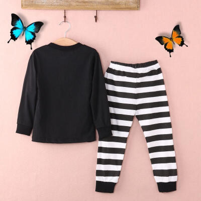 

NWT Baby Kids Girls Boys Cotton Striped Pajamas Pyjamas Sleepwear Set Clothing
