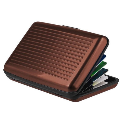 

Pocket Waterproof Business ID Credit Card Wallet Holder Case Glossy Box