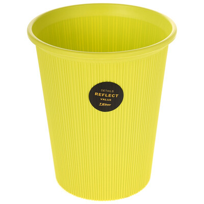 

Thunderbolt kid no cap ring plastic trash can TB-9711 diameter 214mm 55L blue&green random