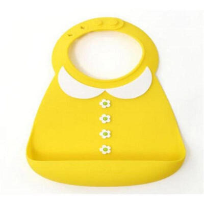 

AU STOCK Baby Soft Silicone Bib Waterproof Saliva Dripping Kid Infant Lunch Bibs