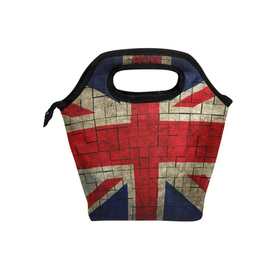 

Lunch Bag Tote Bag Union Jack Travel Picnic Organizer Lunch Holder Handbags Lunch Bag Box for Office