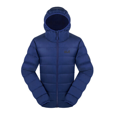 

Wolf claw Jackwolfskin new outdoor water&windproof men&women models warm down jacket coat hooded autumn&winter coat 1200573 Royal Blue M