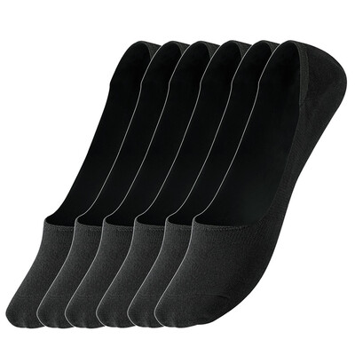 

LifeWheel Men Breathable Cotton No Show Casual Athletic Summer Crew Socks 6 Pair
