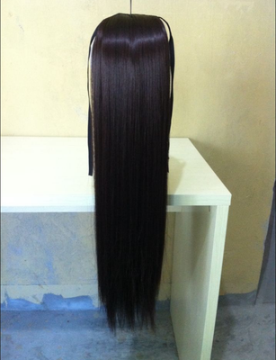 

Natural Synthetic Wig Straight Black 30 inches Long Hair Party Wigs For Women